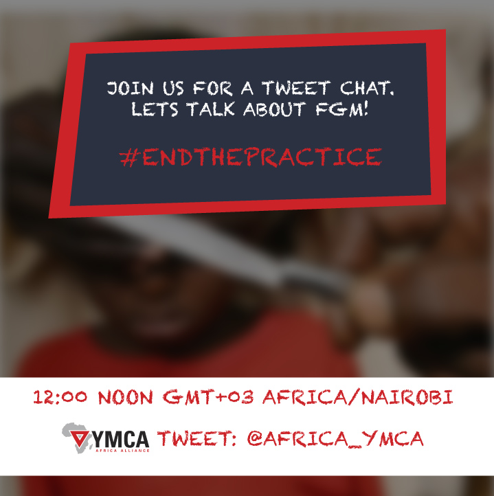 Africa_YMCA's tweet photo. The #EndThePractice tweet chat is this week on 6th Feb from 12noon EAT!!! Our Tweet chats are open to anyone who wants to join in the conversation, just use the tag #EndThePractice #EndFGM, tag us and tweet away! https://t.co/tCgKJmwqEu