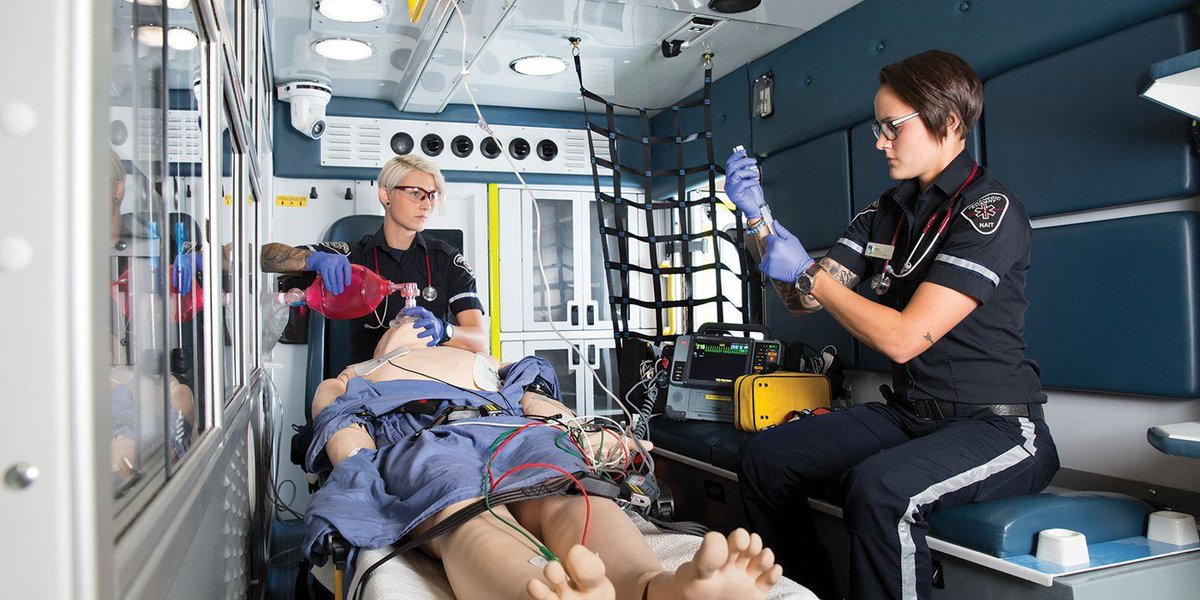 Gain hands-on training to provide basic first-on-scene emergency care to patients before & after EMS arrives with our #EMR certificate program! Successful completion of EMR can start you on the path for the 1-year #PrimaryCareParamedic program #NAIT #yeg bit.ly/30ukkxB