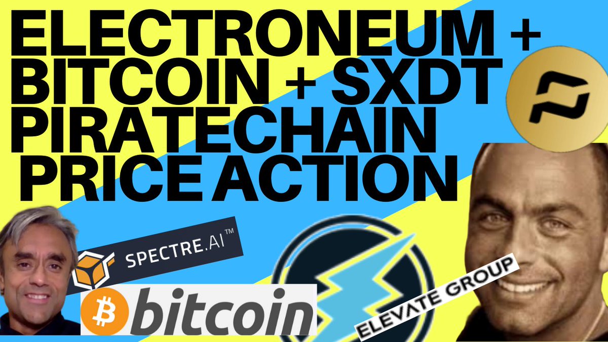 CryptoRichYT's tweet photo. Amir Ness is back! We look at #electroneum #bitcoin #piratechain &amp; #spectreai  price action! Plus news on #bitcoinmining with @ElevateGroup01 
Earn $tube by watching here:
https://t.co/ZE8I2bY2uc
$etn $btc $arrr $sxdt #technicalanalysis
@BitTubeViews @HatchworksVC @PirateChain https://t.co/b32DKRZWRO