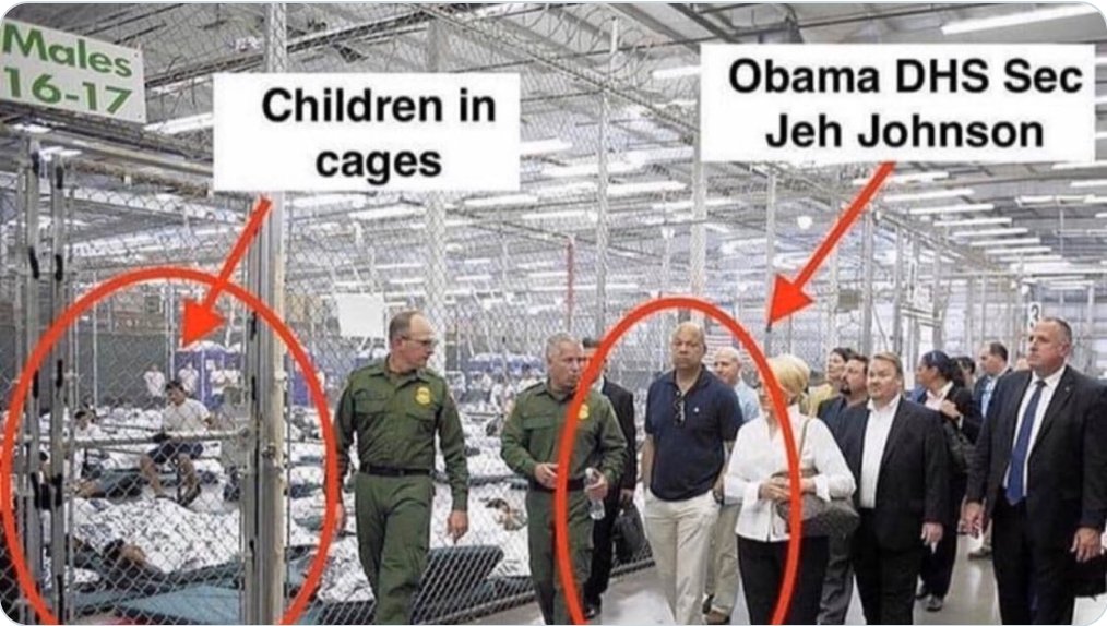 Do_The_Study's tweet photo. @CNN Just curious why kids in cages were never an issue with Obama? https://t.co/7SnwNA6PFd