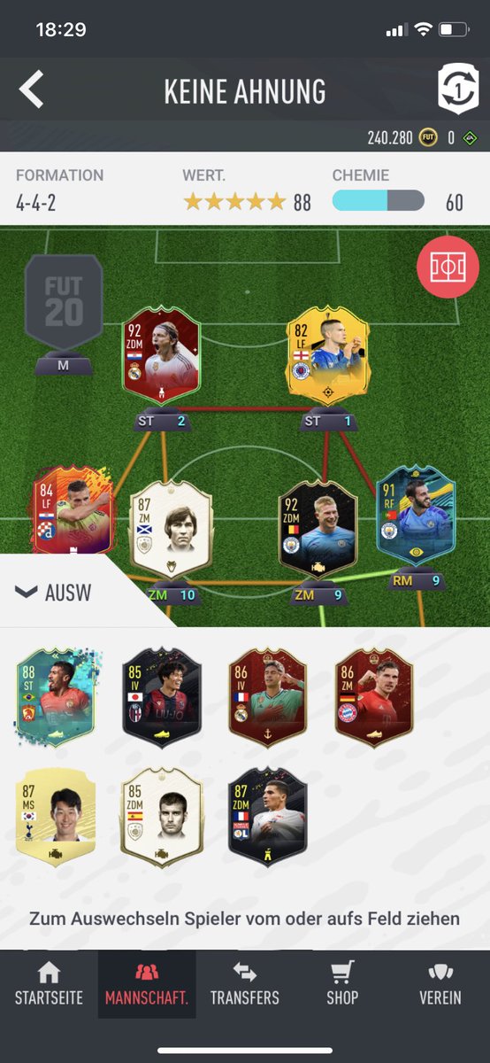 veys_0799's tweet photo. @Psemy_FUT @ Fifa Community, könnte mir jemand evtl. ein Team bauen aus diesen Spielern ? Spiele ingame am liebsten 4-2-3-1, kann aber auch ruhig eine andere Formation ingame sein. (Alle Spieler untrade + Budget: 2 Mio). https://t.co/1ZcwTNtm4n