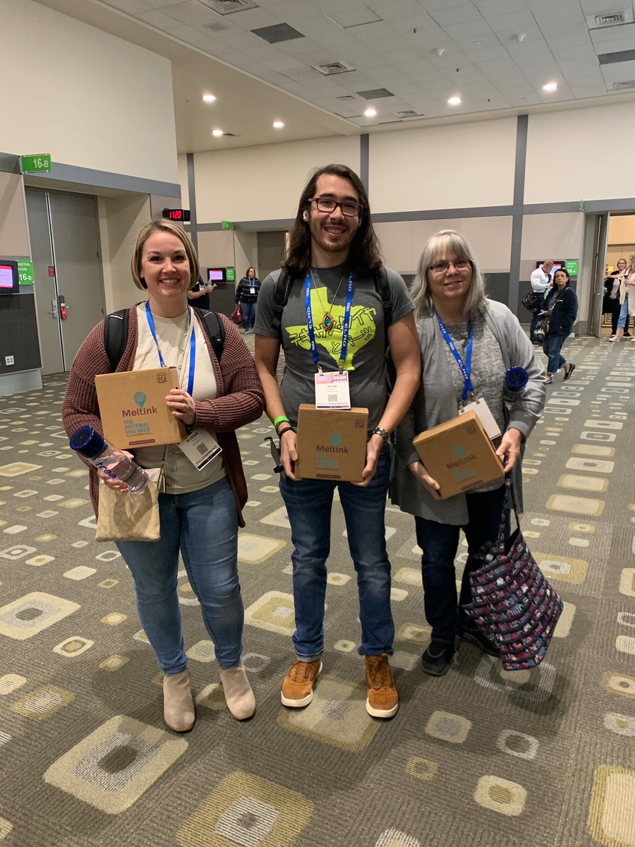 sledgetech's tweet photo. Won filament at Elevate your 3D printing class!  #TCEA https://t.co/71KFcBRM26