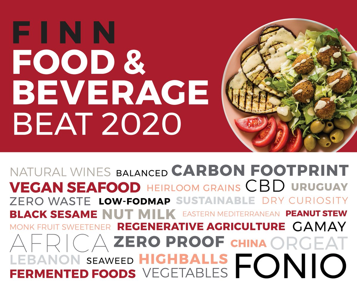 LANEPR's tweet photo. What's buzzing in the food &amp; beverage world in 2020? From a growing African influence in the culinary space to more innovation at the bar in terms of plant-based flavorings, check out what else we can expect to experience this year: https://t.co/1U1Pyg7MAp https://t.co/xTpcahVUtD