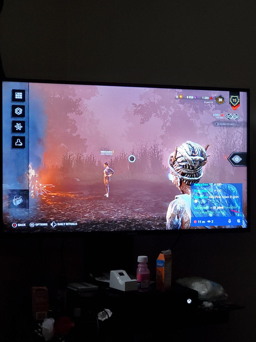 lil_pink710's tweet photo. Always nice to get some unwanted aggressions out. 😁 @DeadByBHVR  always knows how to do that for me! @WatchMixer @UniteMixer #FancyTeam 
https://t.co/8Z0DiW0aDC https://t.co/EhwOafDOkY