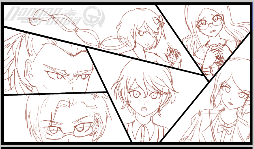 DDistrust's tweet photo. Splash Art, CGs, and Sprites- oh my! We work a lot behind the scenes, but sometimes we like to show you guys special previews 🤭 #fanganronpa #fangame #danganronpa #drdistrust #danganronpav3 #danganronpav3killingharmony #ndrv3 #drv3 #dr #newdanganronpav3 https://t.co/4GYNRP1XqD