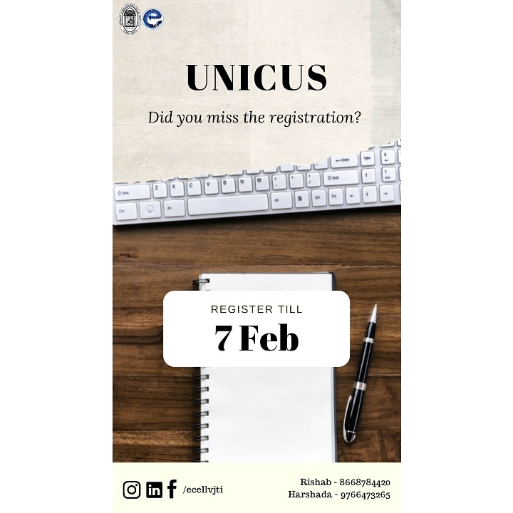 startup_netcon's tweet photo. It's better to grab the opportunity knocking your doors, hurry up register for Unicus 2020. Final call to all those who haven't registered for Unicus yet!! 
Register at: https://t.co/GdPx2eJ5CW https://t.co/s1MklTkT1T