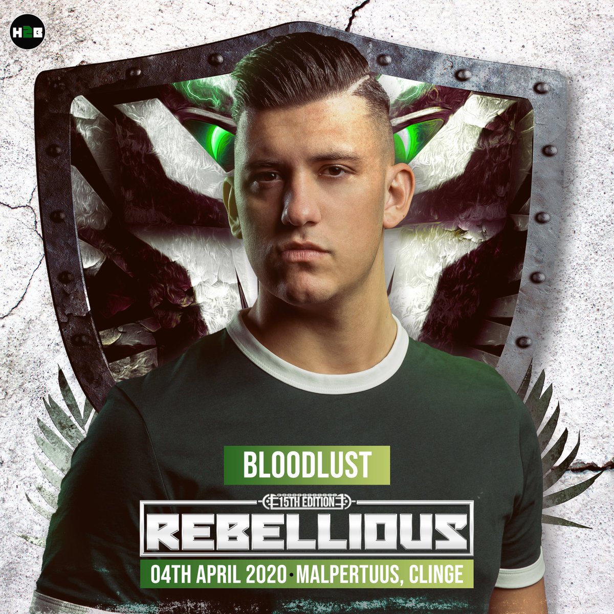 𝐑𝐞𝐛𝐞𝐥𝐥𝐢𝐨𝐮𝐬 𝐥𝐢𝐧𝐞-𝐮𝐩 𝐫𝐞𝐥𝐞𝐚𝐬𝐞 (𝟒/𝟕) 🐍
Als we het hebben over rijzende sterren binnen het keurkorps van End Of Line, komt de naam 'Bloodlust' al snel naar voren!💉

Deze virtuoos zal op 04.04.2020 KEIharde Raw Hardstyle door de smaragdgroene tempel pompen!🔈