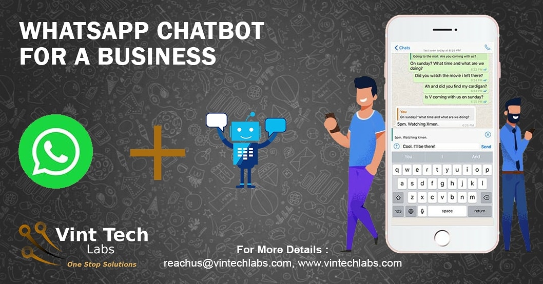 vintechlabs's tweet image. WHATSAPP CHATBOT FOR A BUSINESS 
#whatsapp #chatbot #chatbotmaker #chatbotmessenger #business #vintechlabs #onestopsolutions #entrepreneur #followme instagram.com/p/B8HQ7xxlldo/…