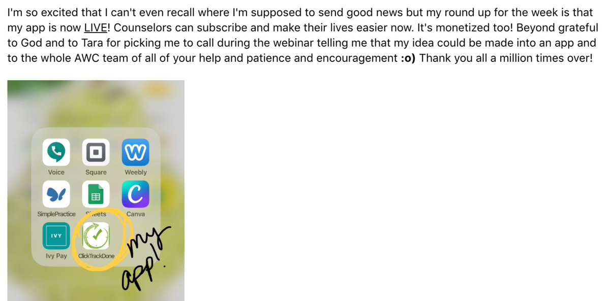 TaraReed_'s tweet image. Another #AWCBootcampWin: Paige launched her app AND monetized it!

#AppsWithoutCode #NoCode