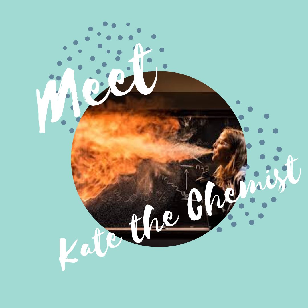 mascstates2020's tweet photo. Meet our third and final 2020 State Conference speaker!!🤩
At 15, she decided to become a chemist while taking a class with an instructor whose enthusiasm and love for blowing things up proved contagious. Meet Kate The Chemist!✌🏼🥳🥰 https://t.co/fTLGgGyEnF