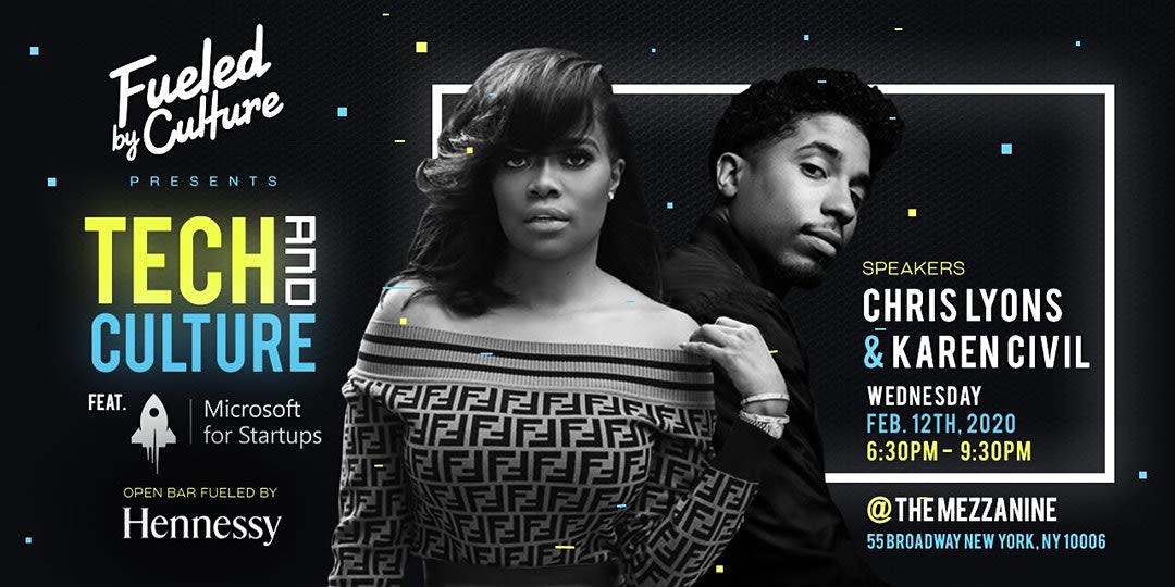 Entrepreneurs @KarenCivil and @ChrisLyons are forces where tech and music intersect. Join them at Tech&Culture in NYC to see how they’ve advanced the entertainment industry. Space is limited, RSVP at https://msft.it/6011TZlDP