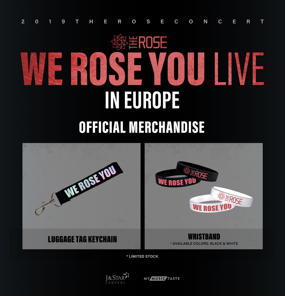 _mymusictaste's tweet photo. Did you miss the MD sales during #TheRose's most recent tour in Europe? We got you covered #BlackRoses 🌹 

We Rose You Live in Europe Official MD is now available online until Feb. 21st 🙋 

More info 🖇️ https://t.co/VwEGJvw4rF

#MyMusicTaste #TheRoseinEurope #WeRoseYou https://t.co/nW9Ey1RjYp