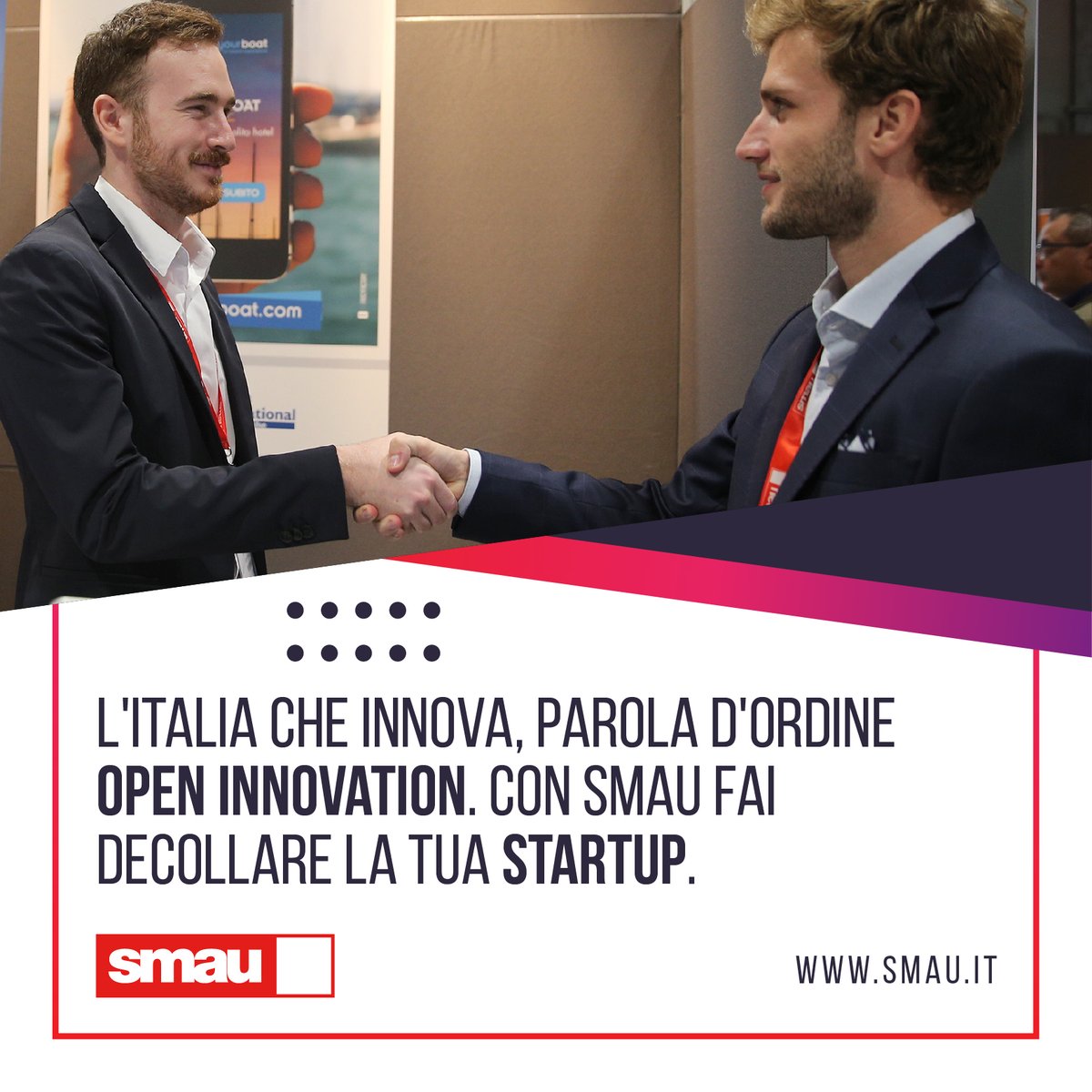 smaunotes's tweet photo. #Smau offre la possibilità alle migliori #startup italiane di partecipare al Roadshow 2020: una grande occasione di visibilità e di networking per startup in cerca di partner qualificati e investitori 💡🚀
Scopri come partecipare ➡️ https://t.co/UrXkv1EY0m https://t.co/nxl2vGaVfv