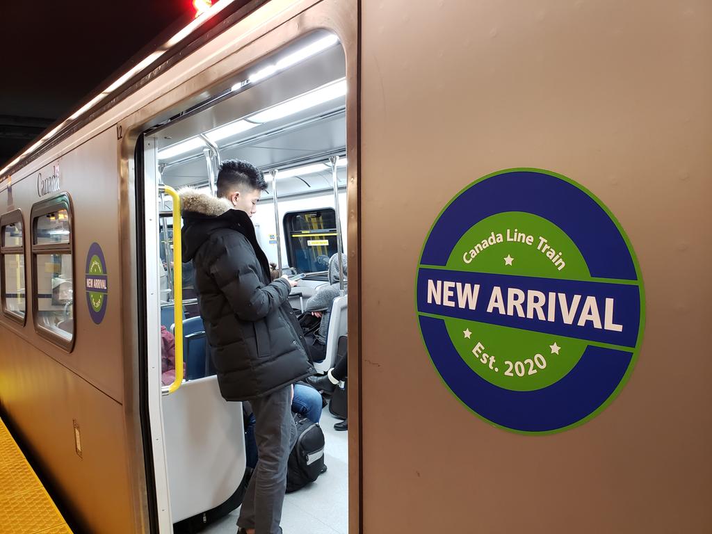 iamkennethchan's tweet image. I can confirm it has a new train smell. #CanadaLine #SkyTrain #TransLink #vanpoli