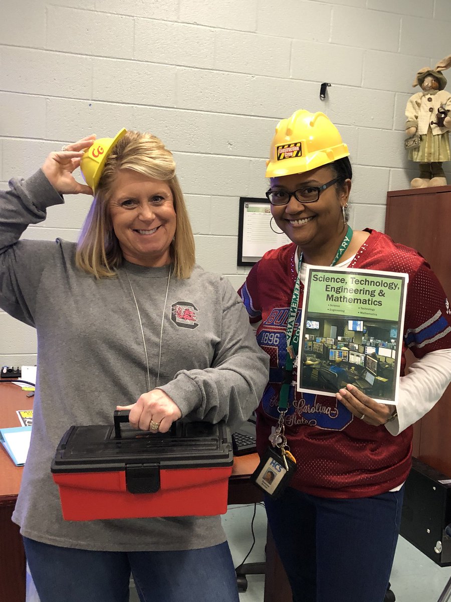 ConwayElementa1's tweet photo. Today’s career cluster being explored is ...  SCIENCE, TECHNOLOGY, ENGINEERING, &amp; MATHEMATICS.

4th &amp; 5th grade classes are in the planning stage of building effective cotton ball launchers. 

 #HCSLibraryMedia #CareerClusters #LeadHCS #GuidanceRocks  #Coteaching #STEM https://t.co/DgdofEESvI