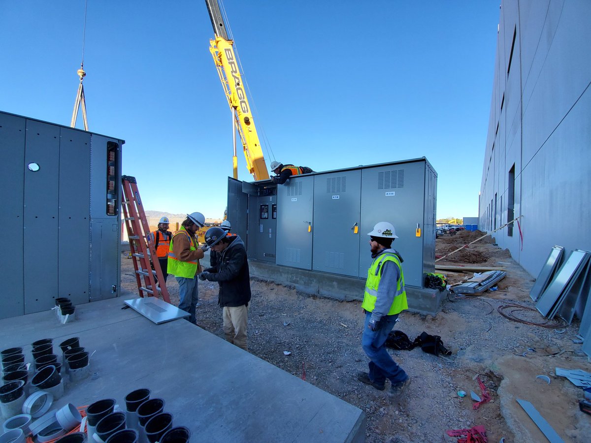 AMEelectric's tweet photo. T2 project update! https://t.co/0OZhOcwB11