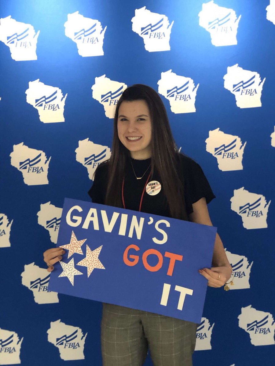 HUHS__FBLA's tweet photo. HUGE congratulations to our very own Stephanie Gavin for being elected as Region VI’s new Vice President! Stephanie put so much hard work and dedication into her campaign, and our chapter is so proud of her. We can’t wait to see Stephanie in action as VP! https://t.co/rKwr040rC2