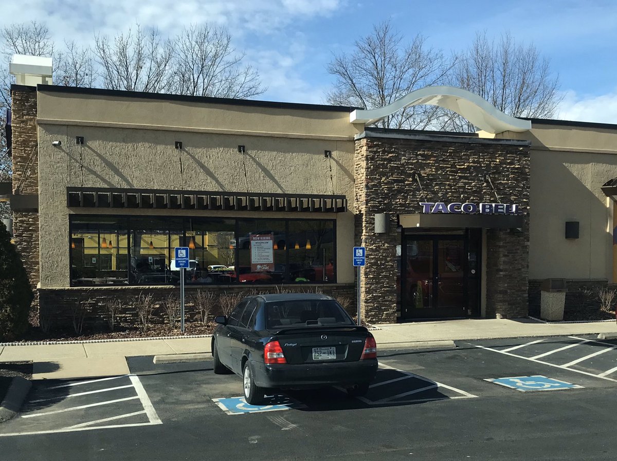This #asshat decided she really needed her tacos &amp; she didnt care where she parked to get them #parkingfail #badparking