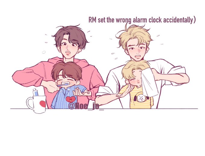 Babysitting ?#BTS  #BTSfanart 