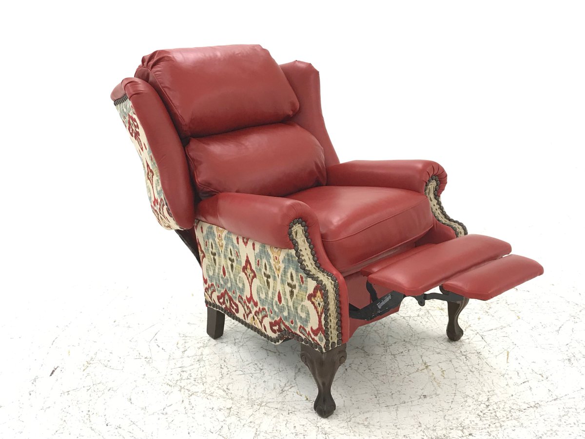 Sit back and relax in this red recliner for Valentines Day!