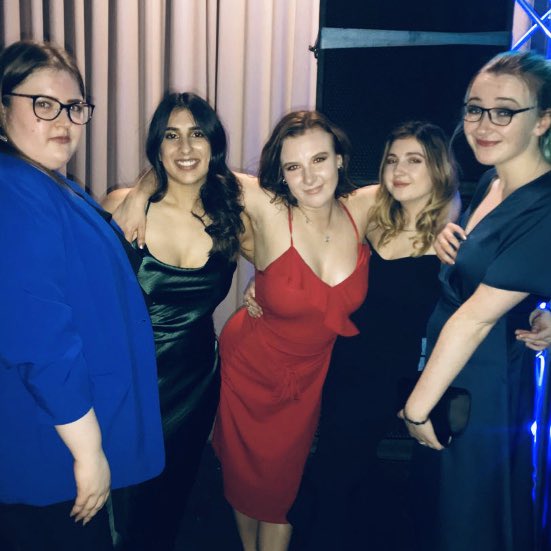 AstonUniPool's tweet photo. Our girls ditched their club polo shirts and got all dressed up to enjoy a fabulous night at Edgbaston Cricket Ground for AU Ball 2020!
Thank you to Annas (VPSA) and the SA team for organising such a great night! 💃🏻🎱
#WeAreAston #TeamAston #AstonPool #UpTheAston https://t.co/nvrsWwQhpM