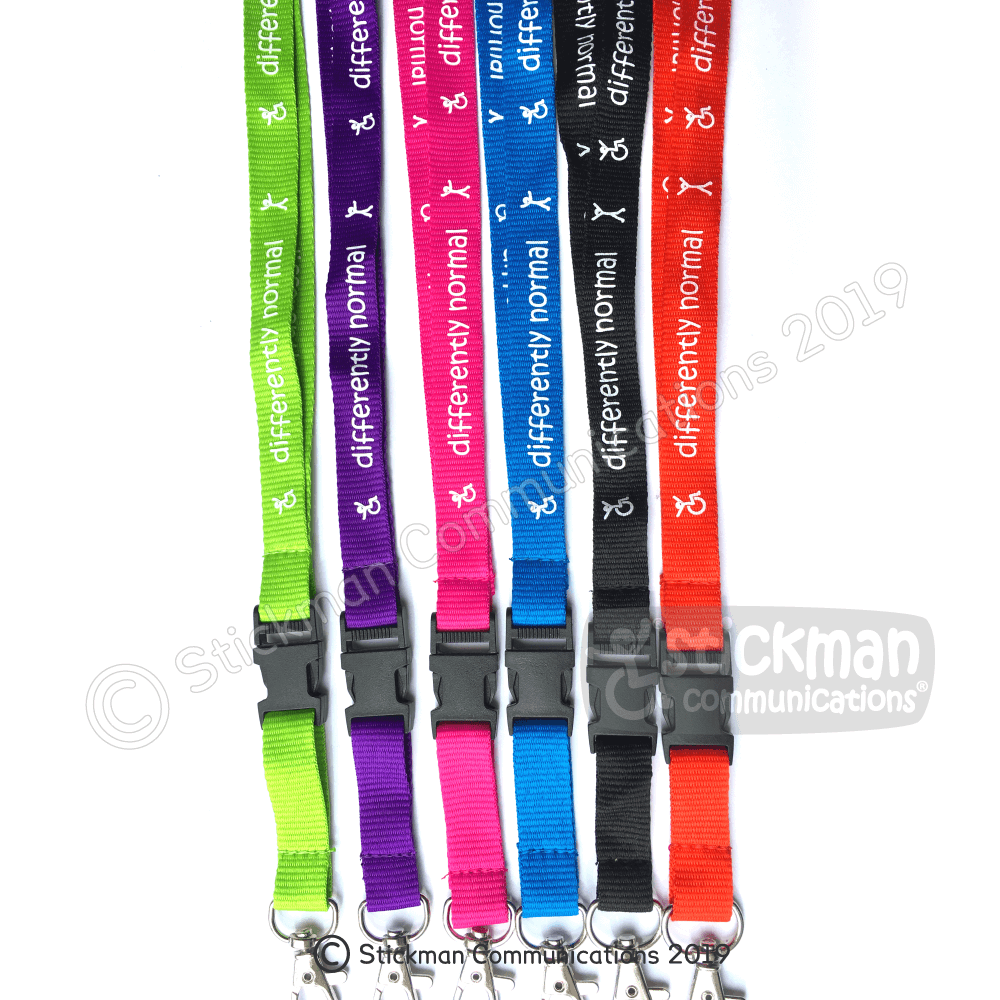 stickmancrips's tweet photo. If I'm wearing a lanyard, I'd much prefer to wear one of these #DifferentlyNormal ones. Even when technically it's for an ID badge, I often clip my keyring cards to the back of it so I can quickly explain if symptoms kick off.
Lanyard from https://t.co/ydiQCktMR7 https://t.co/SzgNZFqJb6