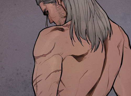 Sneakpeek of a Geralt pin up done for the patrons ;0💪🐺
https://t.co/YgAtmv5iI9 