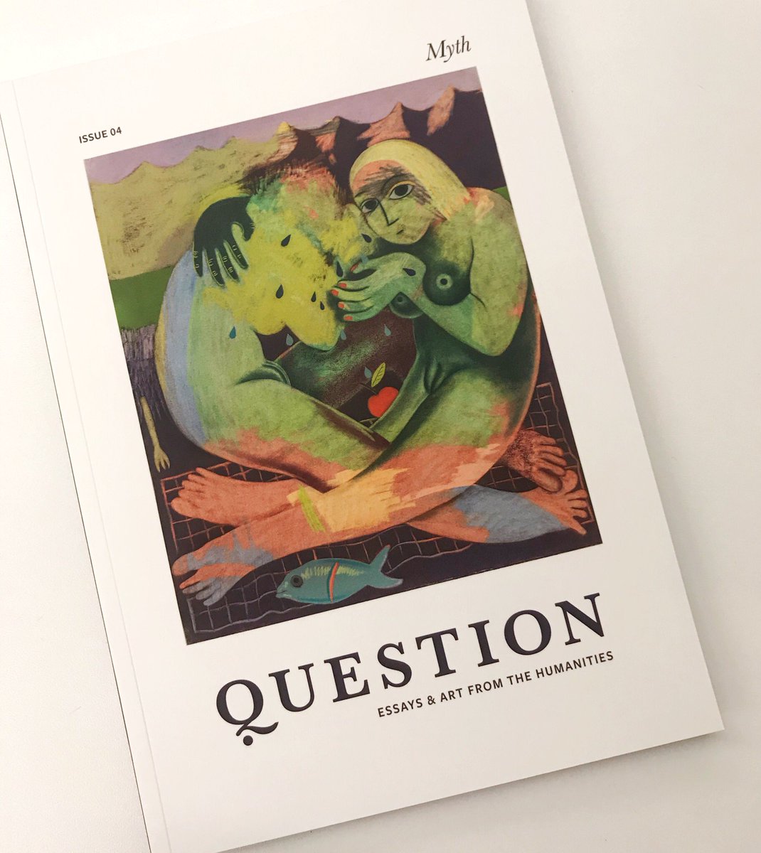 QuestionJournal's tweet photo. We’re always very thrilled when the physical copies of #QuestionJournal finally arrive on our desks! Get in touch to get your copy of issue 4, Myth! @ahrcpress @SWWDTP https://t.co/kb6GZW0arR