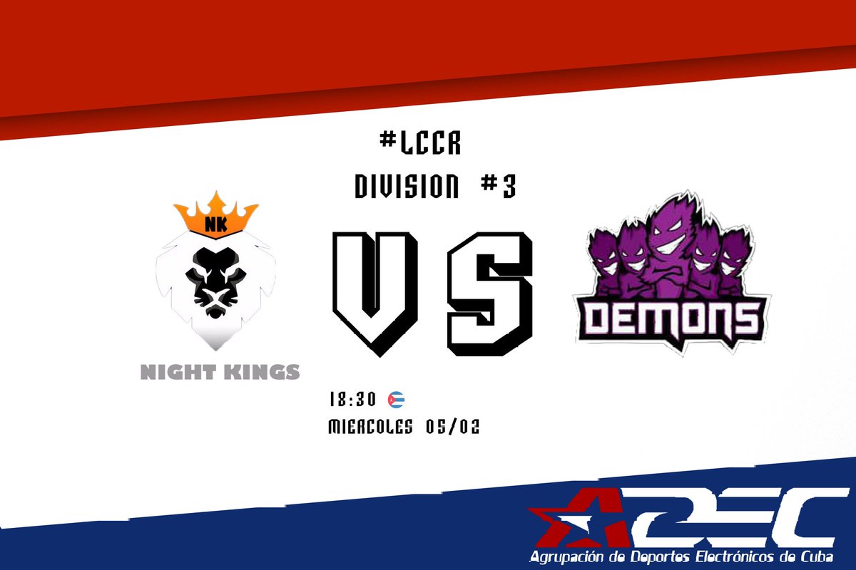 adec_eSports's tweet photo. Ya esta todo listo para el inicio de la 3ra División de #LCCR. Aquí les dejamos los enfrentamientos. https://t.co/fwVh2FJBz2