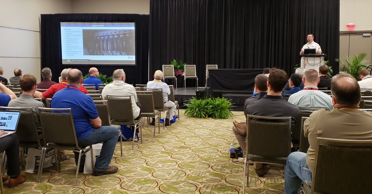 Power_Flame_Inc's tweet photo. Lee Duncan introducing the Director SCS at #AHRexpo. Director SCS is Power Flame’s newest PLC Burner Management System.

For more information visit: https://t.co/eKzNXQmtVc

#PowerFlame #burners #boilers #controlsystems #DirectorSCS #boilerroom #burnermanagement #combustion https://t.co/SSmDLz4MBq