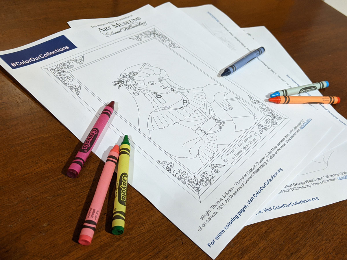 colonialwmsburg's tweet image. We’re participating in #ColorOurCollections! Libraries, archives, and other cultural institutions around the world are sharing free coloring sheets and books based on materials in their collections.

Print out the Art Museums of CW pages here: bit.ly/2UiAQAx