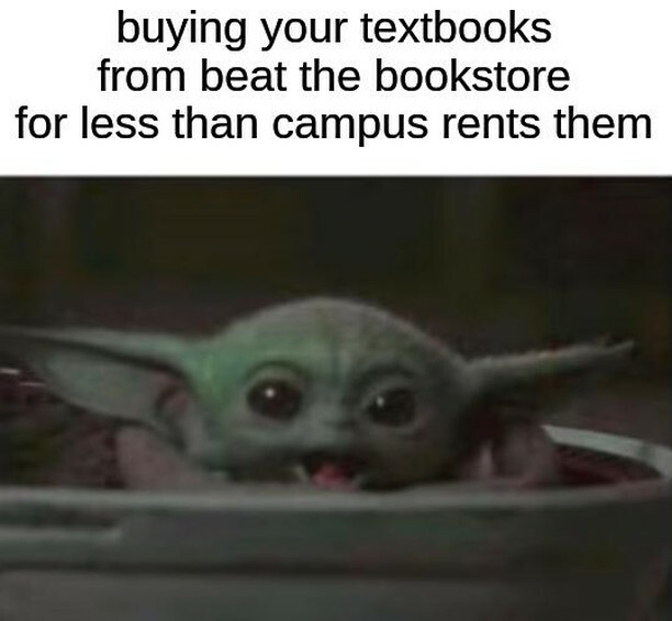 BTBLV's tweet photo. #unlv #unlvmemes #memes #college #collegelife #textbooks #cheaptextbooks #btblv #beatthebookstore #bookstore https://t.co/BqZ8FgbMuV