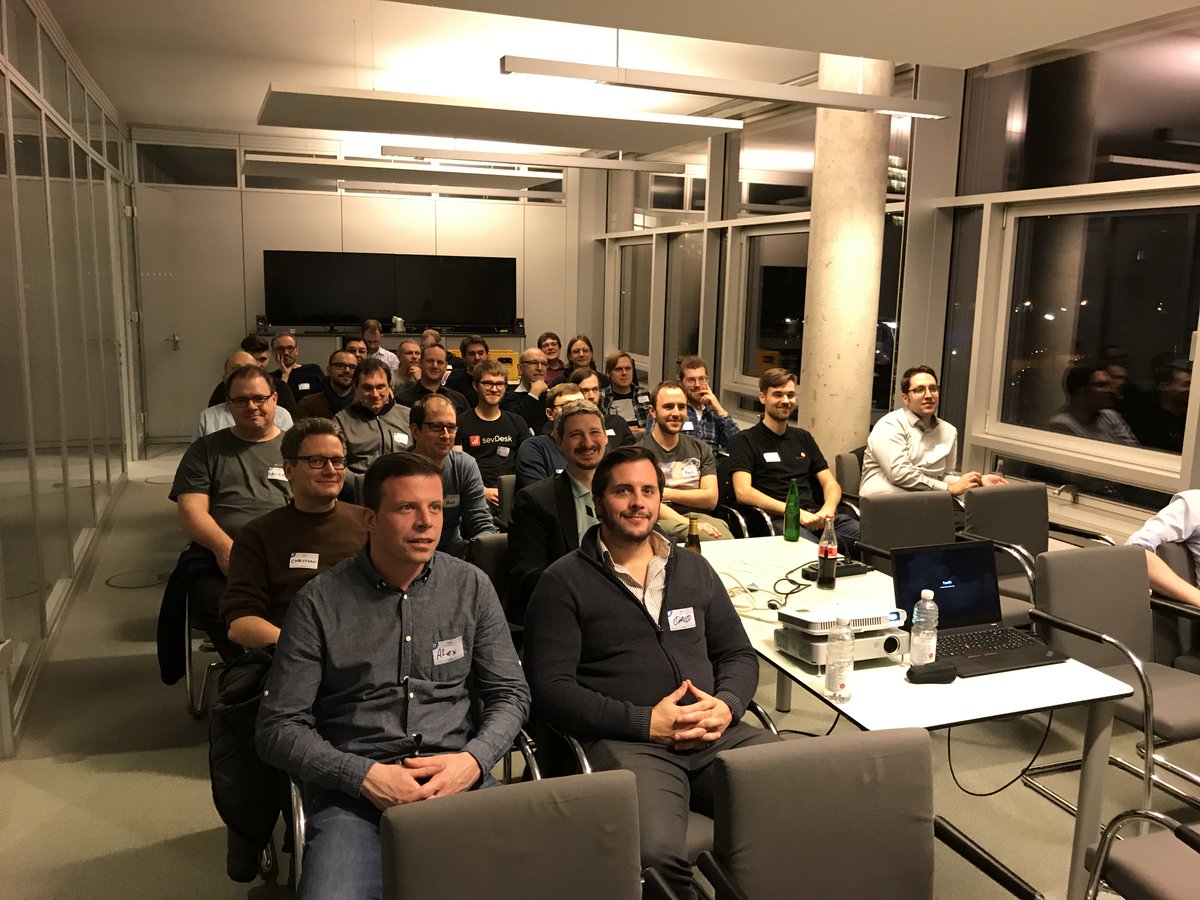 OrtenauIT's tweet photo. Starting live coverage for the eighth incarnation of our #OrtenauIT meetup. Full house @valiton https://t.co/aNQBsciLtA