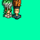 Rafruzz's tweet photo. #pixel_dailies @Pixel_Dailies #pixelart #pixelartst @silvazuao Senku(Dr. Stone) e Protagonista (HQ) https://t.co/IXil9fROZ7