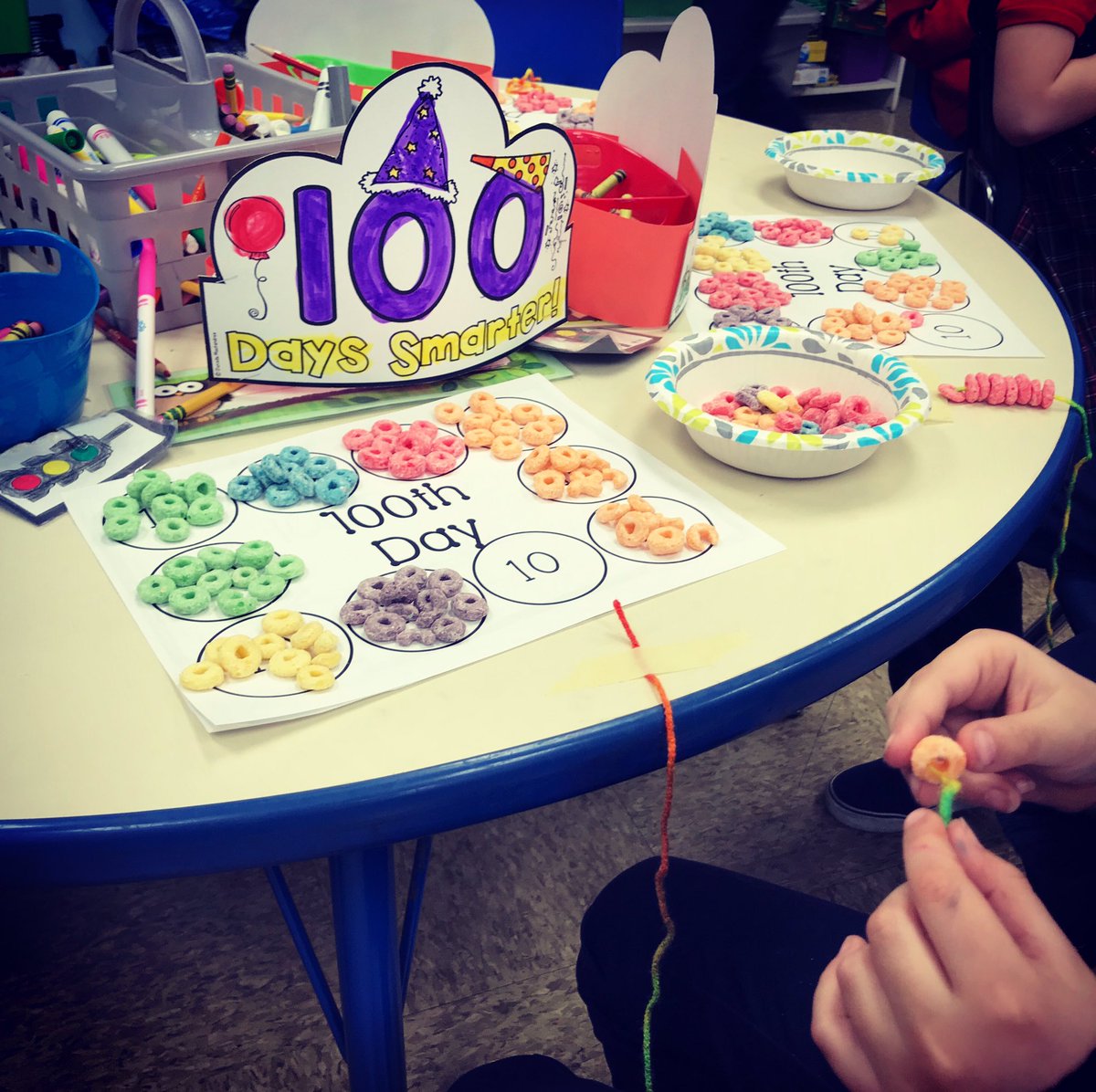 jpollihan's tweet photo. Celebrating the 100th Day #kindergarten @stgabeschoolstl https://t.co/yXsnCU5idl