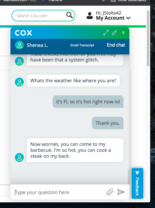 PanConCulo's tweet image. Thanks, @CoxComm, for another insane customer service experience. #cox