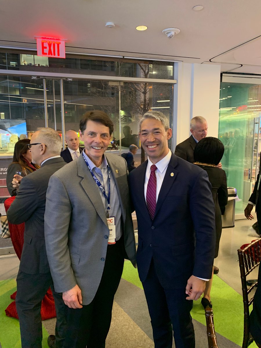 @MHMSTX President & CEO Jaime Wesolowski and San Antonio Mayor Ron Nirenberg at the opening reception for #SAtoDC2020.