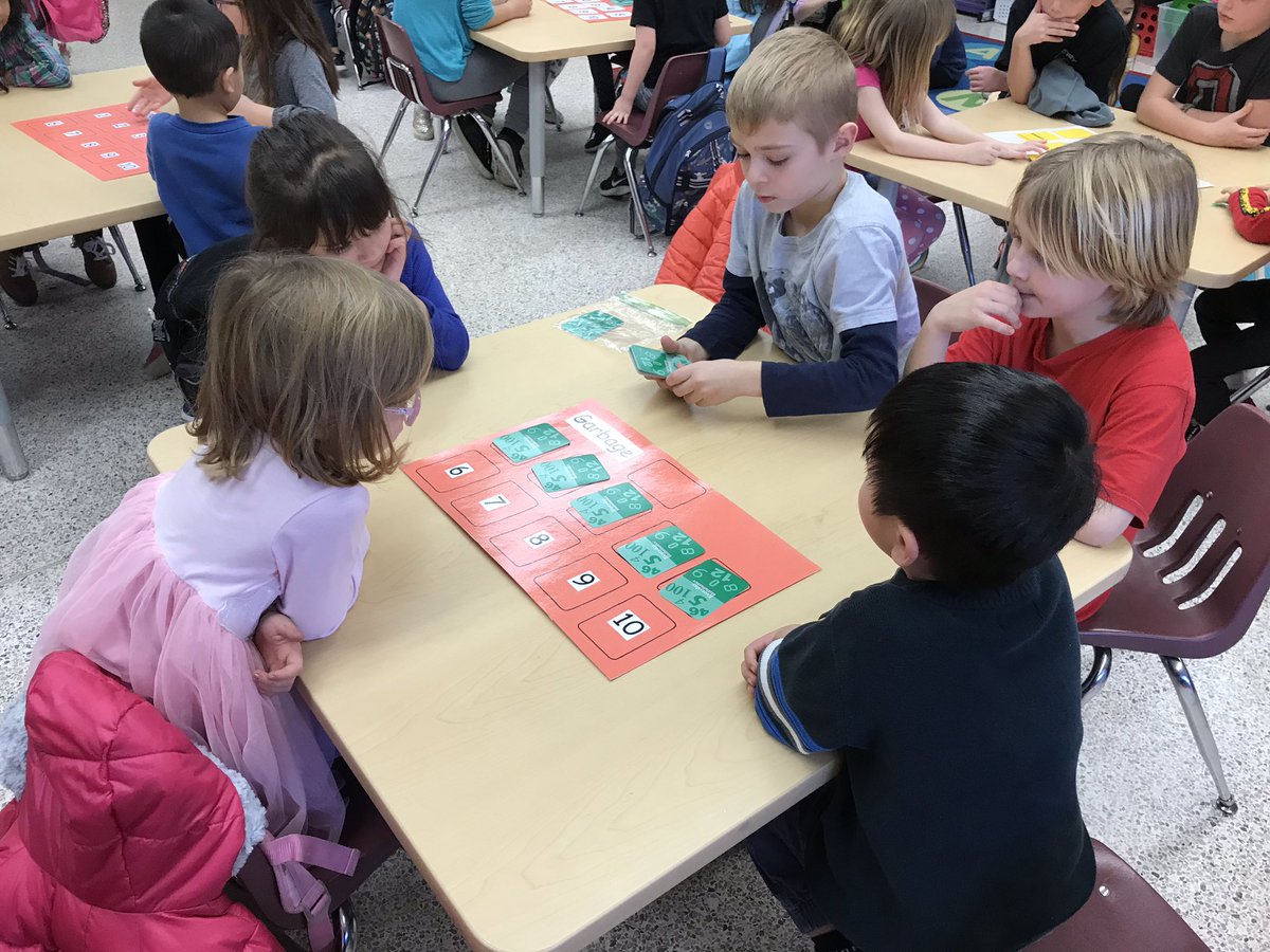 RedMillMickeys's tweet photo. Thank you second grade buddies and @beechteechr for teaching us how to play Garbage! What a fun game! Garbage in Reverse is next. 😉 Thank you @susanszerokman for the great Twitter idea, too! @RMESPrincipal @NclKeros #RedMillRocks https://t.co/x4SyLZAGgR