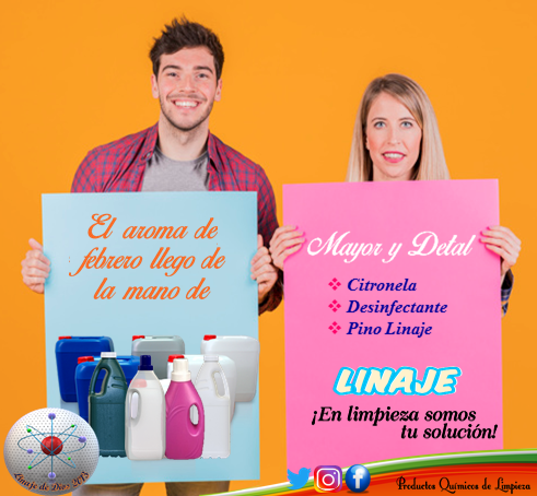 LinajedDios2013's tweet photo. El aroma de febrero llego de la mano de Linaje, 
en limpieza somos tu solución!
#FelizInicioDeSemana 
#FelizLunes
#desinfectante
#desinfectantedePino
#limpieza
#hogar
#casa
#felicidad
#amistad
#ofertas
#febrero
#productoslimpieza para tu hogar y/o #empresa
#maracay #villadecura https://t.co/rKQ1LJsYyv