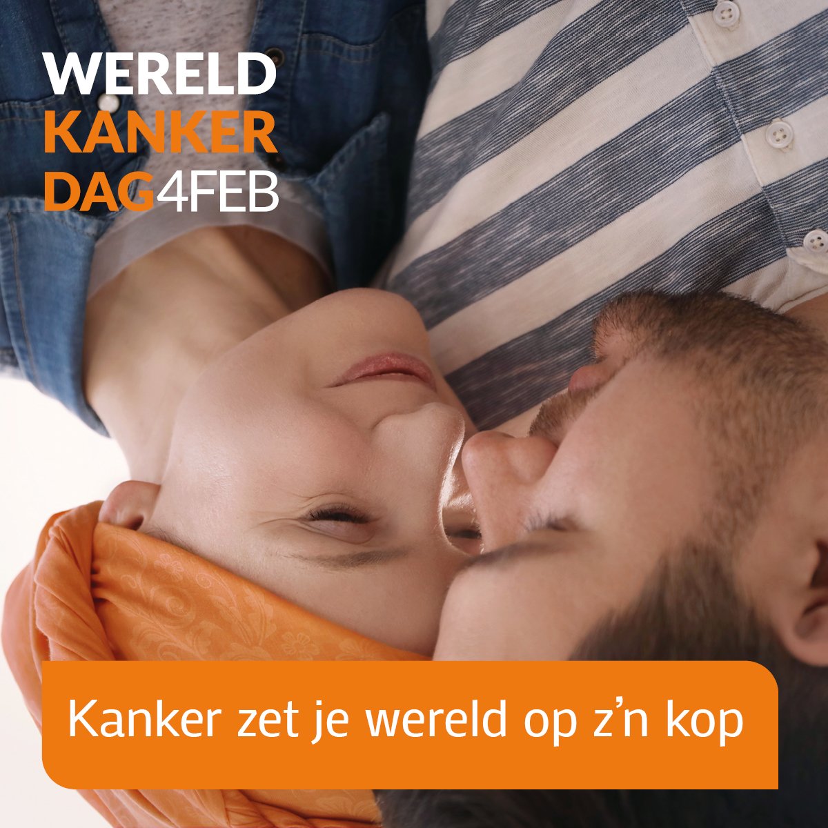 #kankerzetjewereldopzijnkop, 4 februari #wereldkankerdag. Zie ook: wereldkankerdag.nl/missie