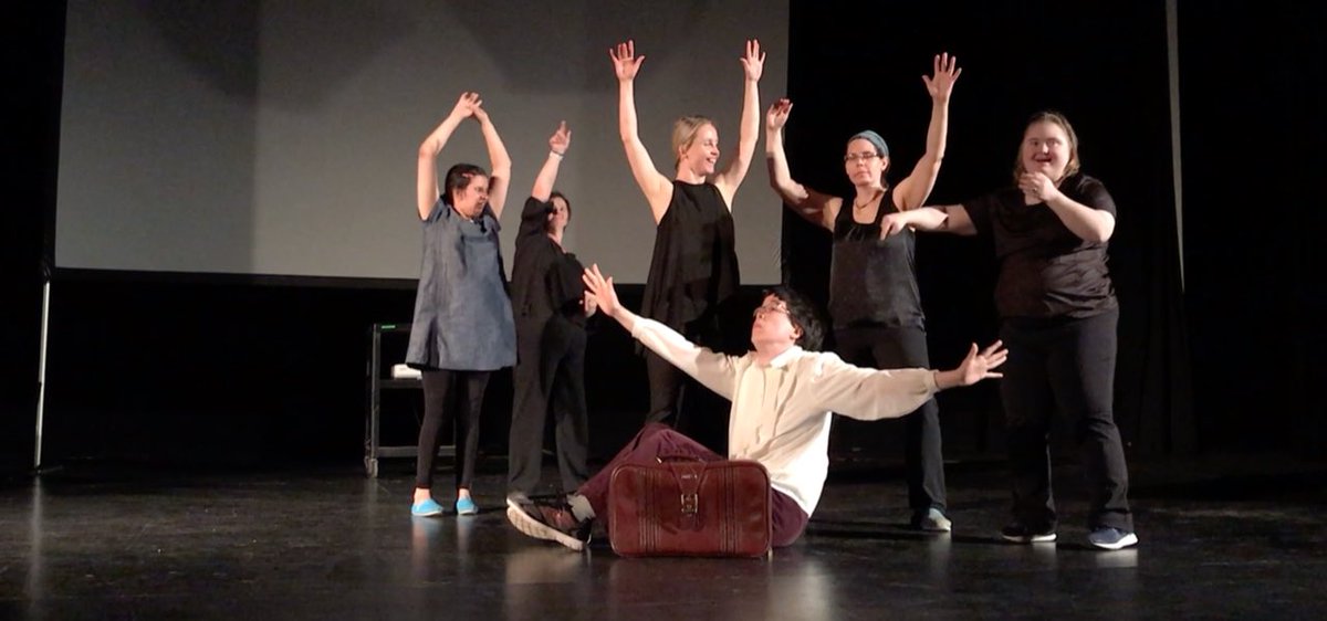 azimuththeatre's tweet photo. The Magical Kingdom of Queens
by the Nina Haggerty Centre for the Arts
Feb 8 at 7pm
Studio Theatre
at Expanse as part of Chinook @ChinookSeries 
Free event

The Magical Kingdom of Queens is a fantastical exploration of duality created and performed by @ninahaggertyart #2hotweeks https://t.co/TZVMJNvgUD