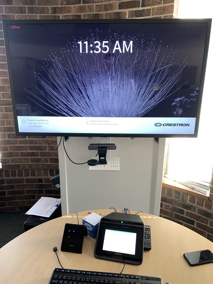 DHODonnell's tweet photo. ππ»@SharathSAbraham they loved the setup today!! Thanks for all the help. #winning #AVTweeps #AV #Control #workplaceAV #CONSULTANTS #Crestron @Crestron #airmedia https://t.co/TuSwj6ijlN