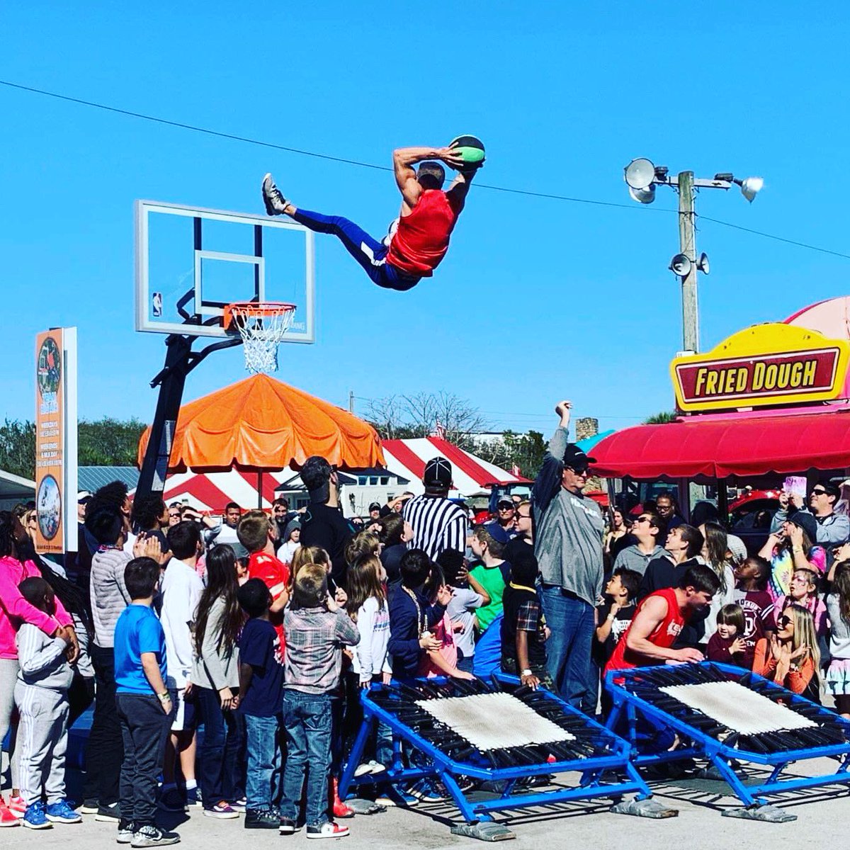 TeamBigAir's tweet photo. Thanks to everyone who came out to see us at the South FL Fair. Now off to #tampa for the @FLStateFair #slamdunkshow #sportsentertainment #dunkshow https://t.co/6QuglbAfOP