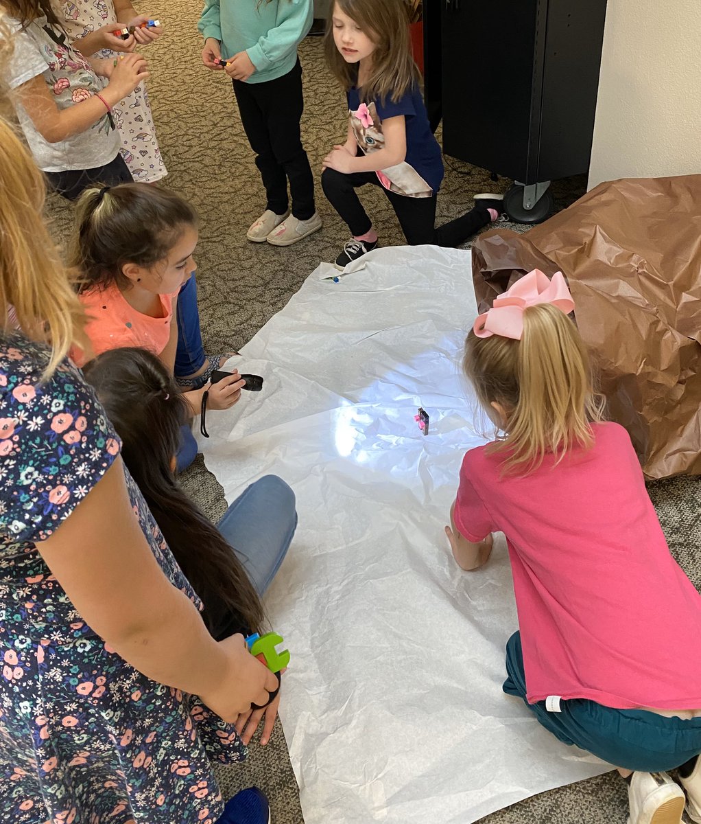 STEM Challenge in the library this week! Build a groundhog and create its shadow 🔦 Wonderful read aloud too! #10houses1family #mambrinosteam @grandburyisd