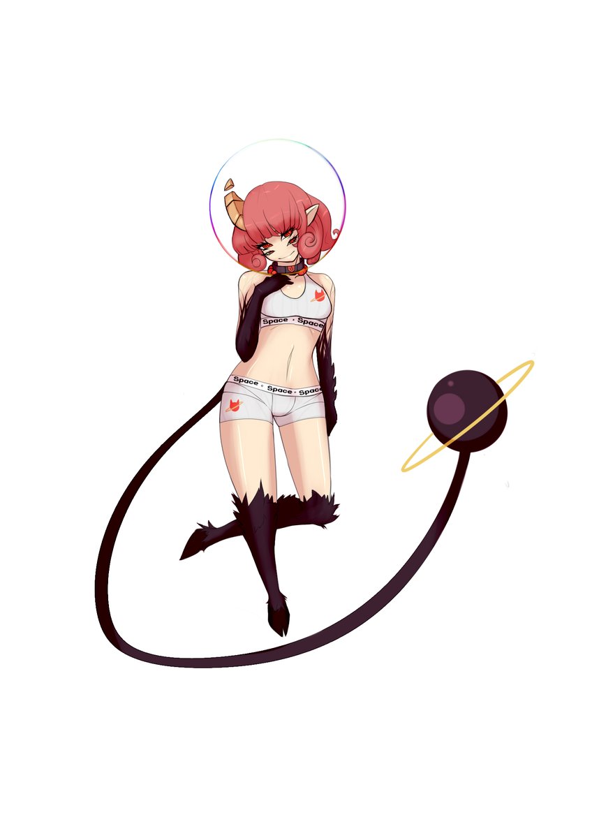 INKINMYFING3RS's tweet photo. here is my official entry for the PUMP IT UP 2020 character desing contest  sadly i dint make it.

her name is Bellefor    
a playful and curious alien from the planet Demona, traveling the cosmos looking for an Astronaut Boyfriend!!
#pumpitup
#PIU2020 https://t.co/oFmgHTYzLQ