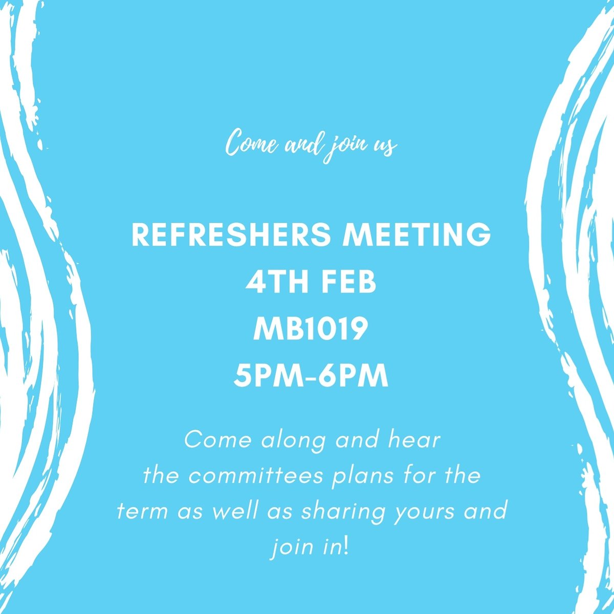 Come and join us tomorrow!