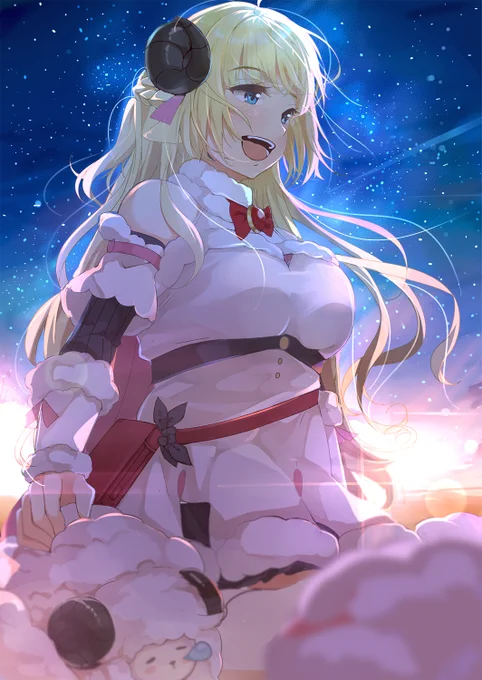 歌うま羊の朝は早い。

朝の楽しみが増えて嬉しいね
#つのまきあーと 