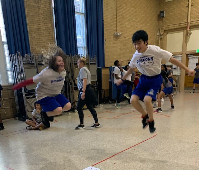 7th graders completing the "Spell Your Name" workout in the fitness unit. <a href="/ChromyThompson/">Ms. Thompson</a> <a href="/BCPSPhysEd/">BCPS PE</a> <a href="/FMS_BCPS/">Franklin Middle BCPS</a>