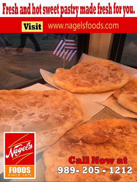 Fresh hot sweet pastry