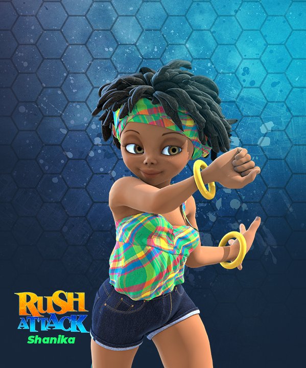TeamRushGame's tweet photo. Shanika #indiegamestudio #indiegames #indiedev #gaming #dev #videogame #tallgirl #rushattackgame #ballerina #ballet #african #blackgirl #blackgirlmagic #naturalhair #afro #getindiegaming #yoyogames #madewithgamemaker #digitalart #gamemakerstudio2 #combos #scifi #cyberpunk https://t.co/FMnl3WX93K